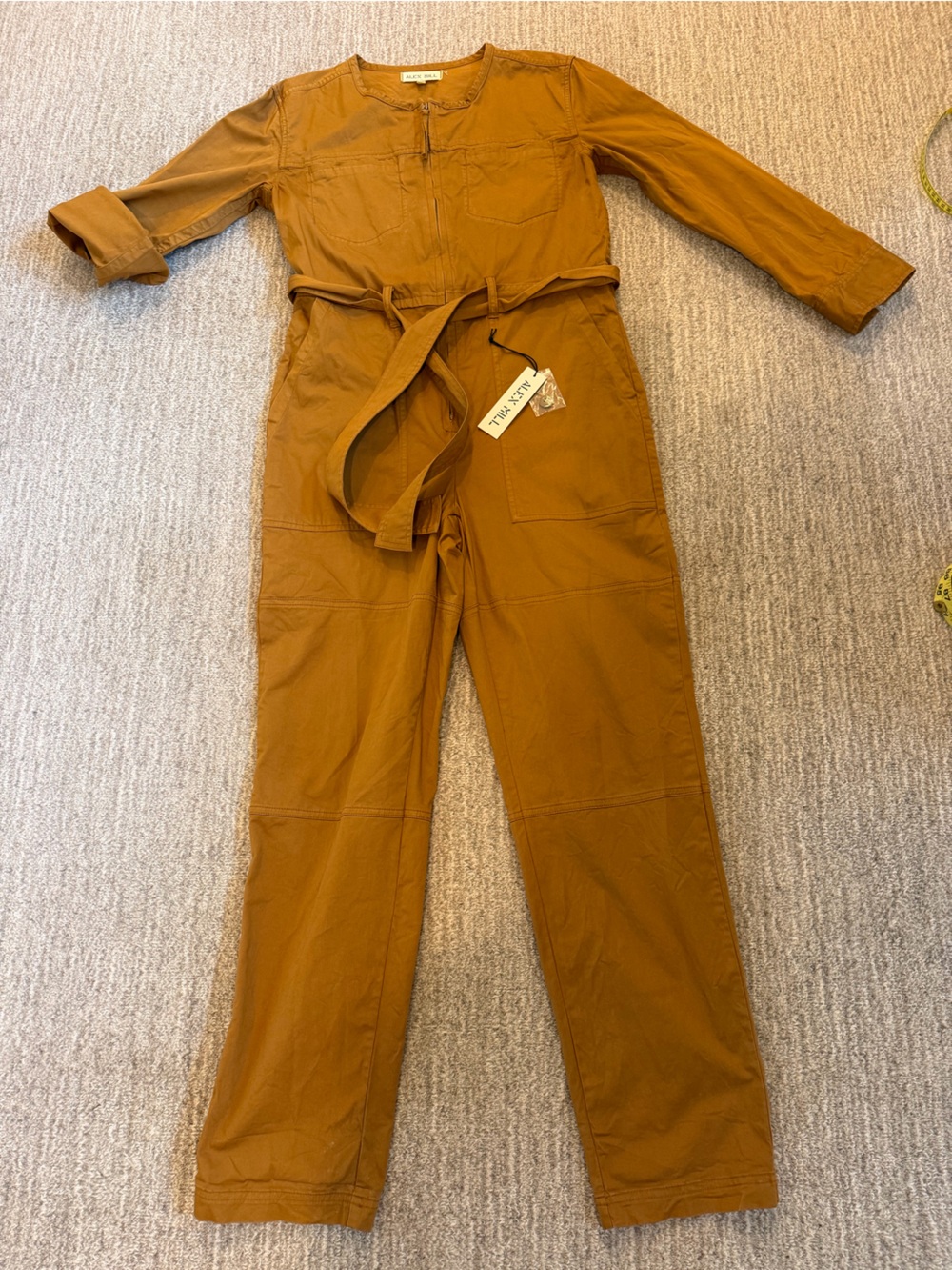Alex Mill Jumpsuit Small Zipper Stretch